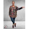 ORIENTIQUE Doorknoop Blouse Digital Jungle