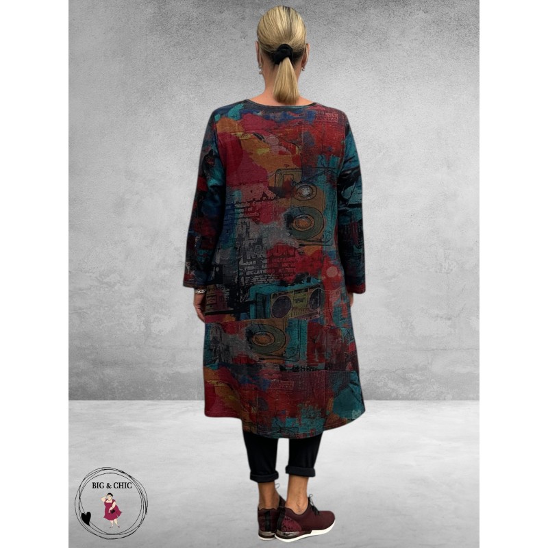 ORIENTIQUE Jurk Retro Tapes