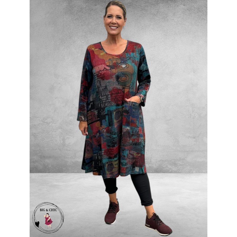 ORIENTIQUE Jurk Retro Tapes