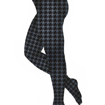 Pamela Mann Panty Dogtooth Slate-Grijs 