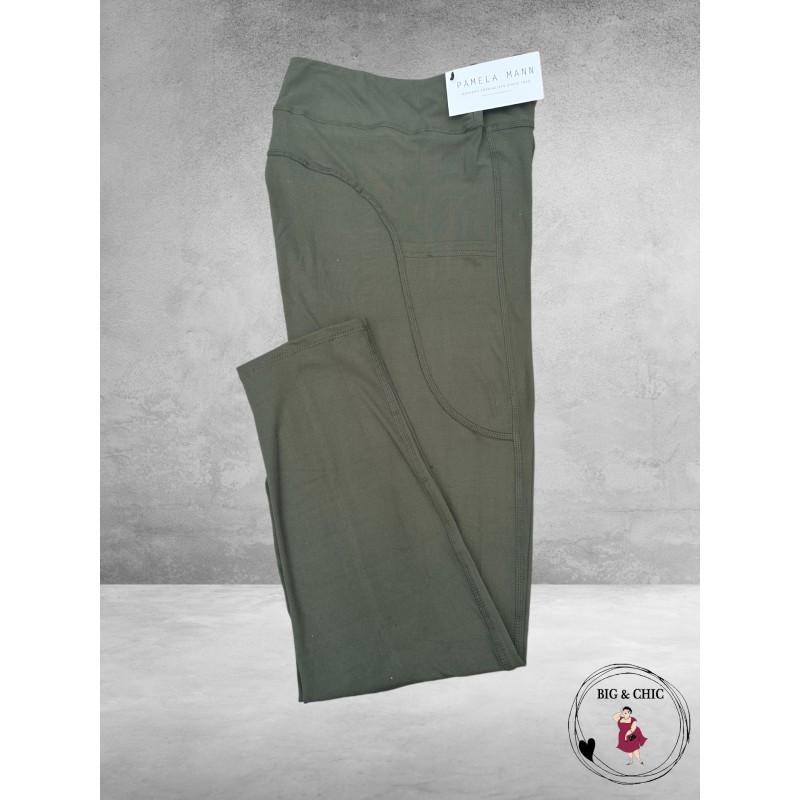 Pamela Mann Legging Met Zakje KHAKI