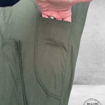 Pamela Mann Legging Met Zakje KHAKI