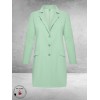 Plus Basics Blazer Long Jacket Mint