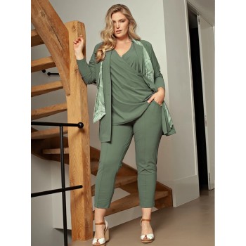 PLUS BASICS Broek 7/8 Linde