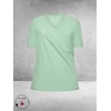 Plus Basics Wrap Top Mint