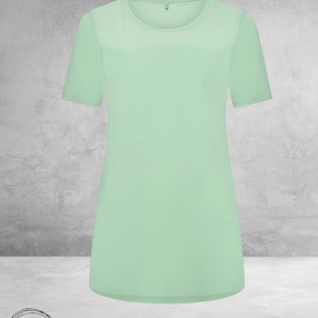 Plus Basics Travel Shirt Rond Hals Mint
