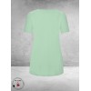 Plus Basics Travel Shirt Rond Hals Mint