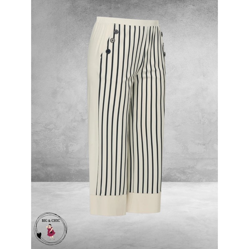 Plus Basics Culotte Breton Stripe