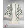 Plus Basics Mao Tuniek/Jasje Breton Stripe