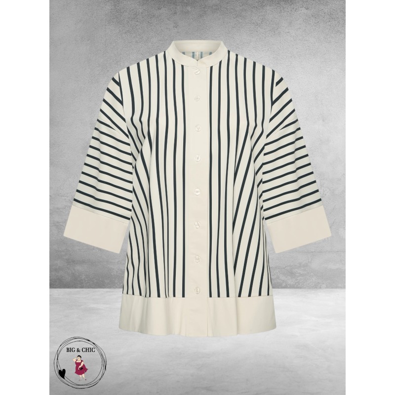 Plus Basics Mao Tuniek/Jasje Breton Stripe