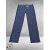 ROBELL Broek Marie Straight Fit Paisley Navy