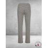 ROBELL Broek Bella Zwart/Bruin/Wit