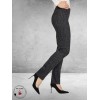 ROBELL Broek Bella Straight Luipaardprint