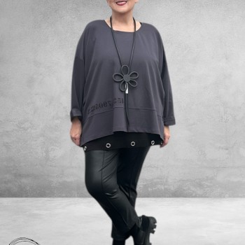 SINNE DESIGN Trui Antraciet