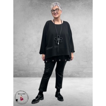 SINNE DESIGN Sweater Zwart/Grijs