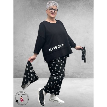 SINNE DESIGN Ballonbroek Zwarte Rondjes