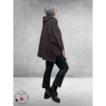 SINNE DESIGN Hoodie Stoer  Bruin