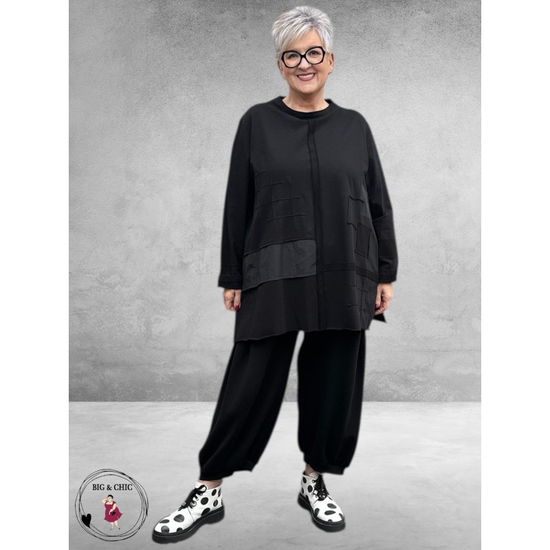 SINNE DESIGN Tuniek Zwart Blokjes