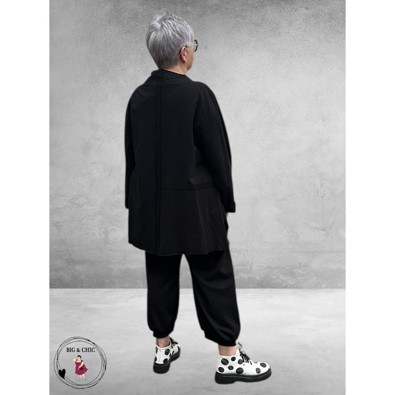 SINNE DESIGN Tuniek Zwart Blokjes