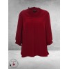STUDIO Blouse Feodora Bordeaux Rood