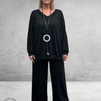 STUDIO Shirt Ema Zwart 