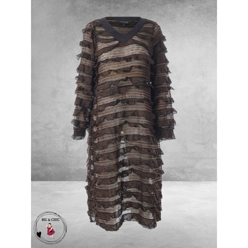 STUDIO Jurk Edith Brown