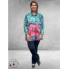 STUDIO Blouse Vilma Blauw/Rose