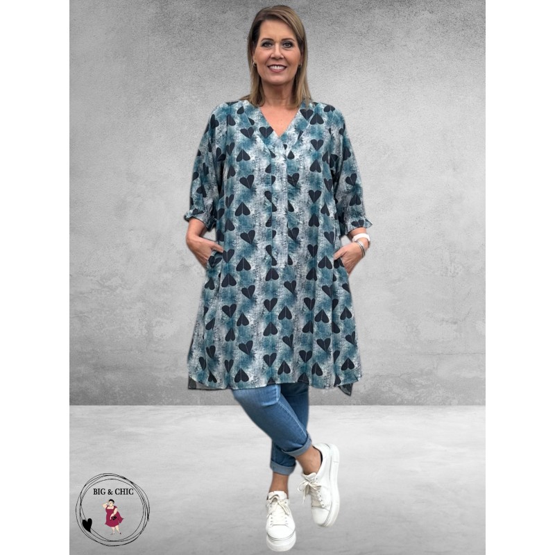 STUDIO Tuniek Elma Navy Hearts