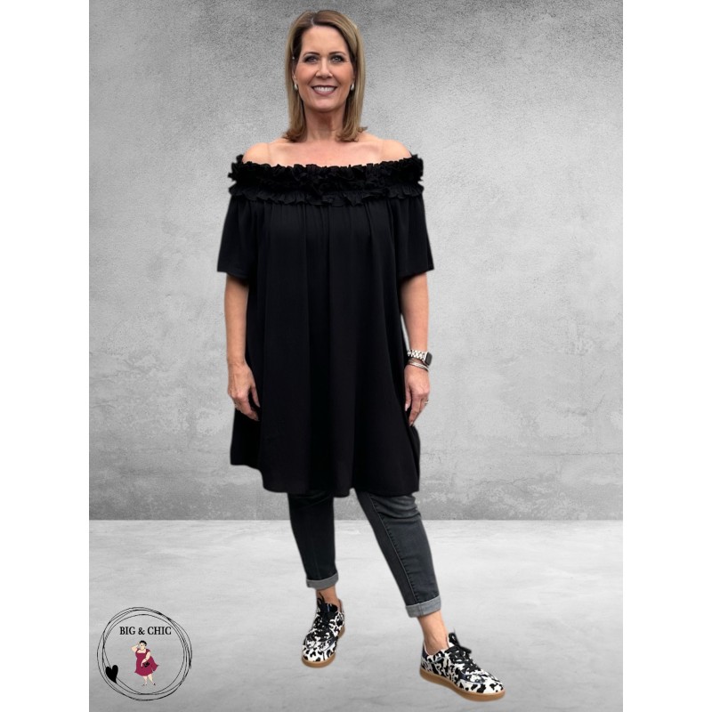 NO.1 by OX  Jurk/Tuniek Carmen Zwart