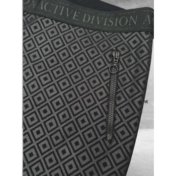 STARK Broek  JACKY  ZIP  Graphic Zwart