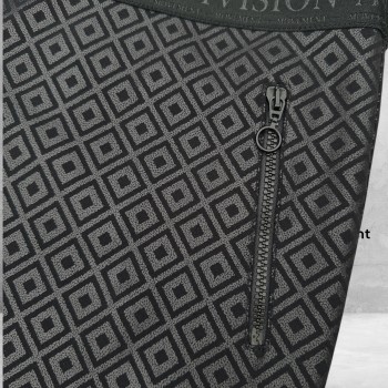 STARK Broek  JACKY  ZIP  Graphic Zwart