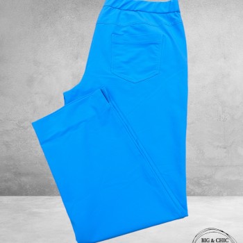 STARK Broek JANNA Straight Travel Azuur Blauw