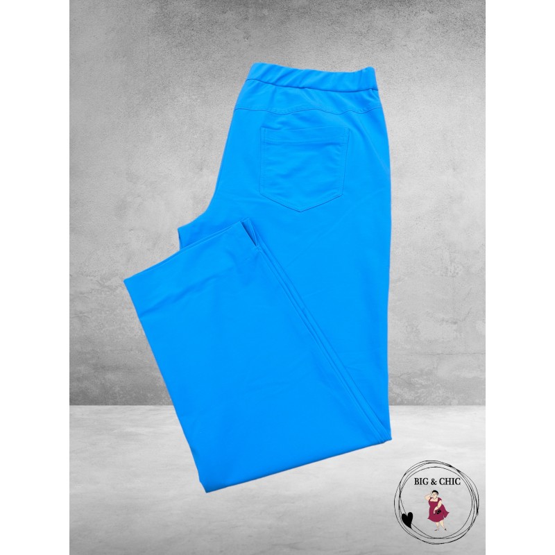 STARK Broek JANNA Straight Travel Azuur Blauw