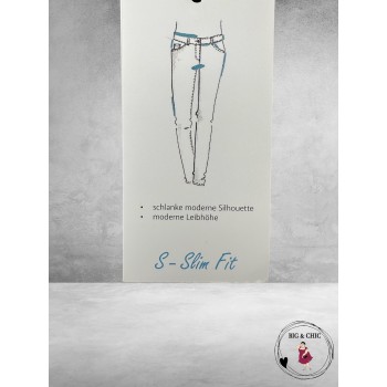 Stark Pantalon JANNA  Stretch Donnkerblauw