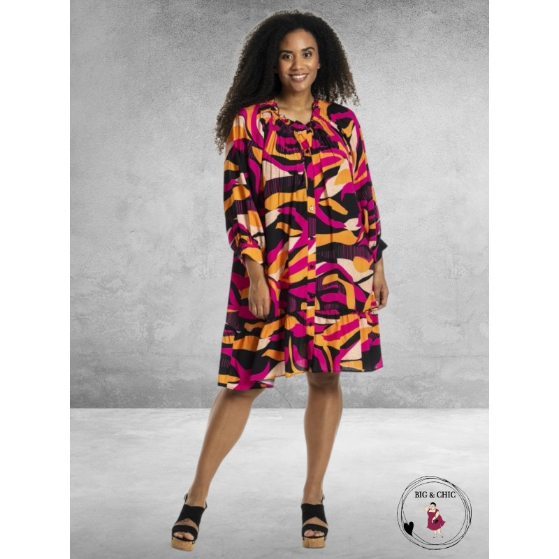 STUDIO Jurk Jeanett Multi Kleur