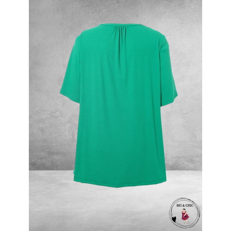 STUDIO Shirt A-Lijn Lykke Rib Groen