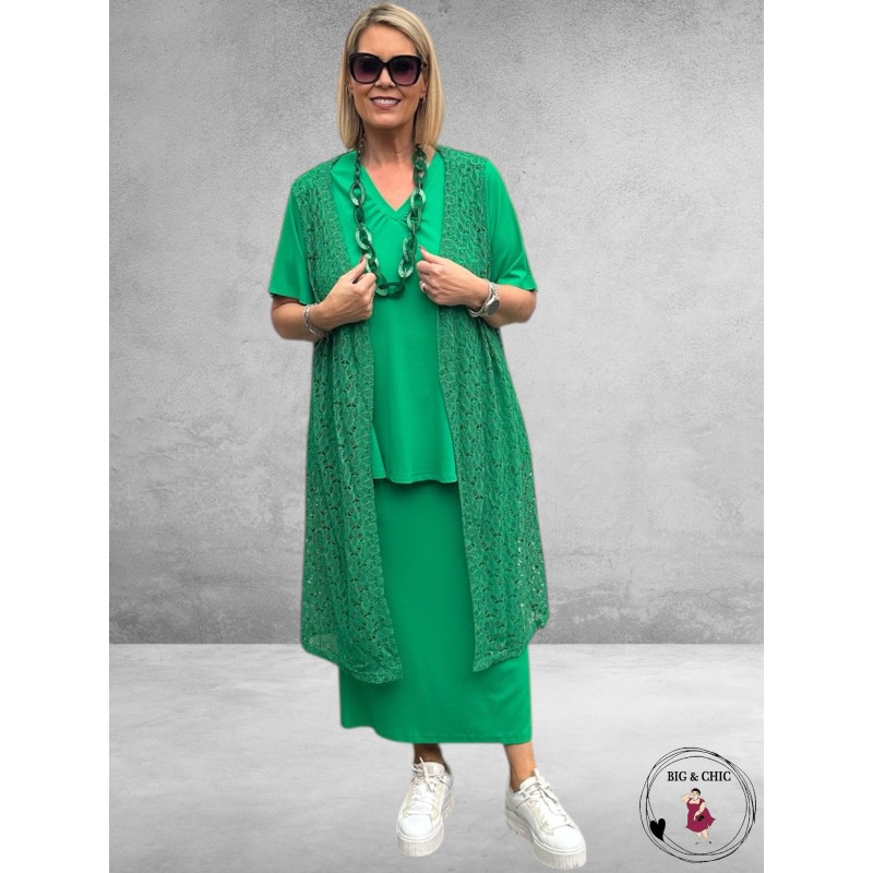 STUDIO Gilet Kaete Groen