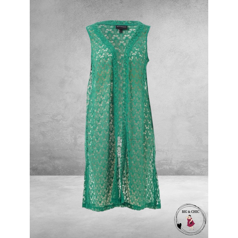 STUDIO Gilet Kaete Groen