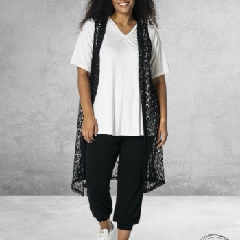 STUDIO Gilet Kaete Zwart