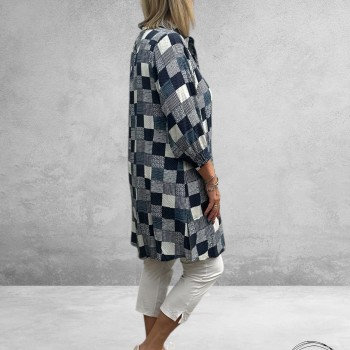 STUDIO Tuniek/Doorknoop Blouse Emillie Patchwork
