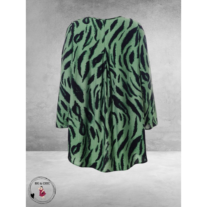 STUDIO Shirt  A-Lijn Berit Green/Black