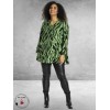 STUDIO Shirt  A-Lijn Berit Green/Black