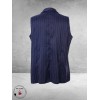 STUDIO Gilet Naia Blue/White