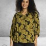 STUDIO Blouse Justina Green Roses