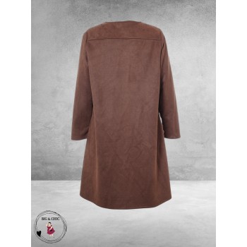 STUDIO Cardigan Suède Neomi Bruin