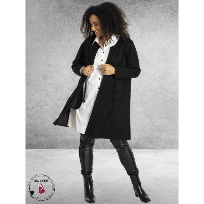 STUDIO Cardigan Suède Neomi Zwart