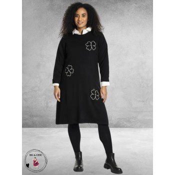 STUDIO Gebreide Jurk Noelle Zwart