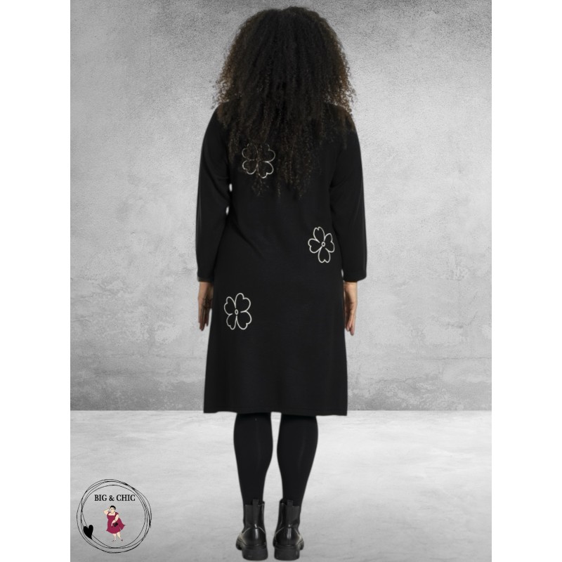 STUDIO Gebreide Jurk Noelle Zwart