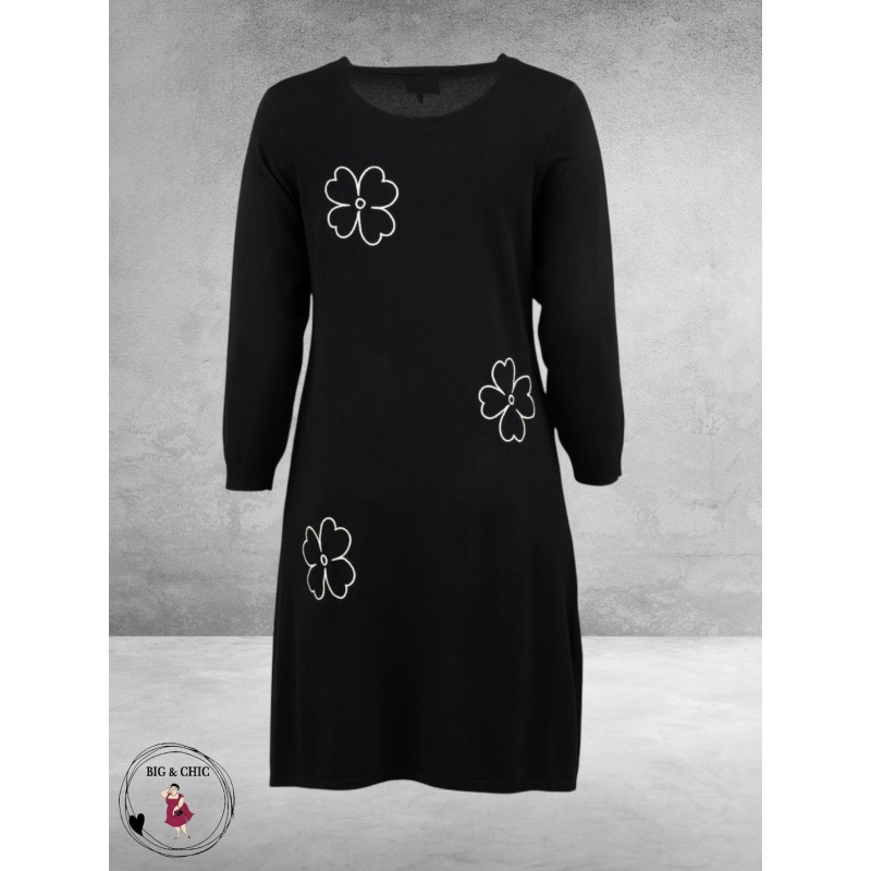 STUDIO Gebreide Jurk Noelle Zwart