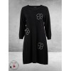 STUDIO Gebreide Jurk Noelle Zwart